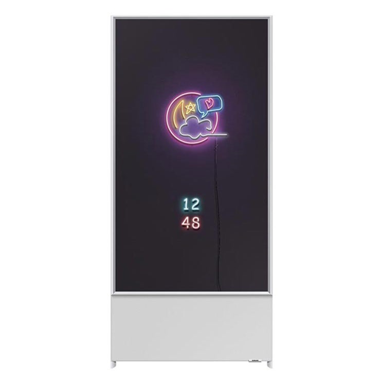  삼성전자 108cm 더 세로 TV KQ43LST05BFXKR 스페이스 화이트, 스탠드형, 방문설치