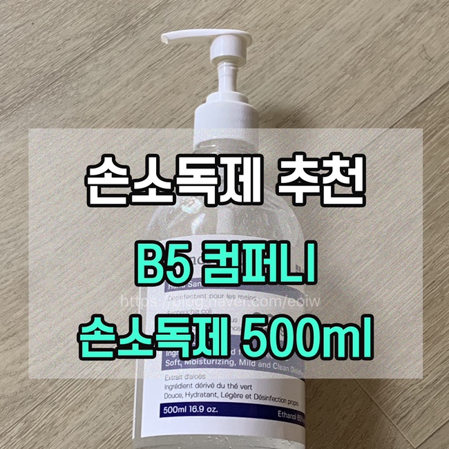 [손소독제 추천] B5컴퍼니 손소독제 500ml