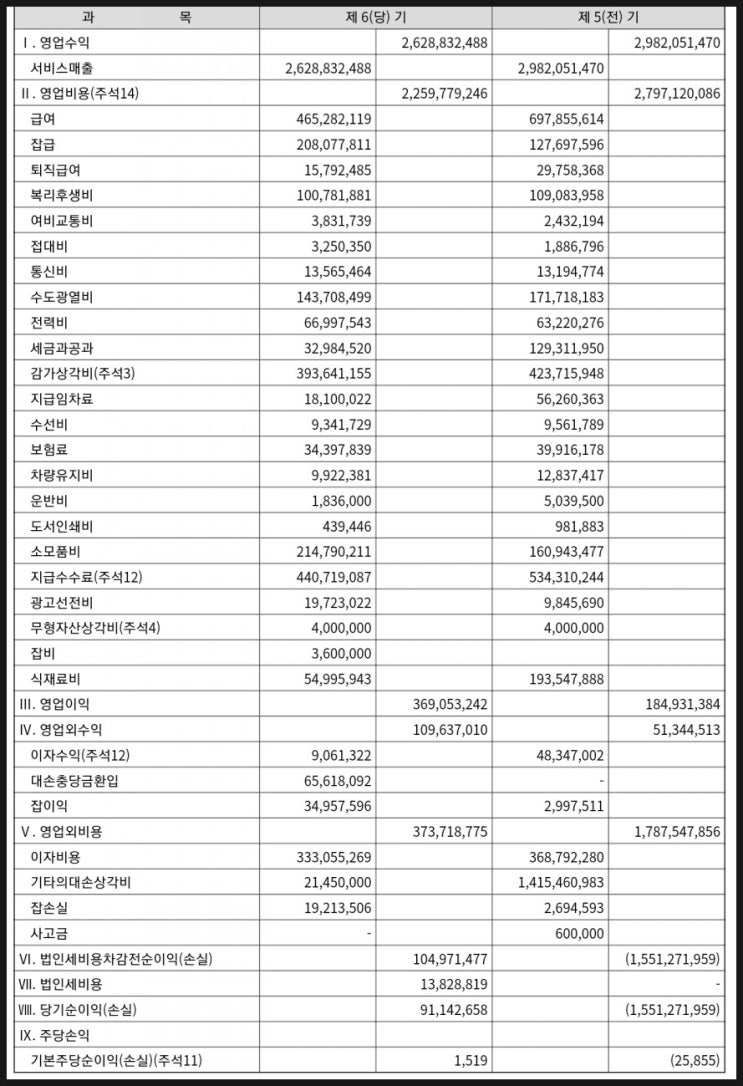  펜션 사업, 순익, 경비 추정