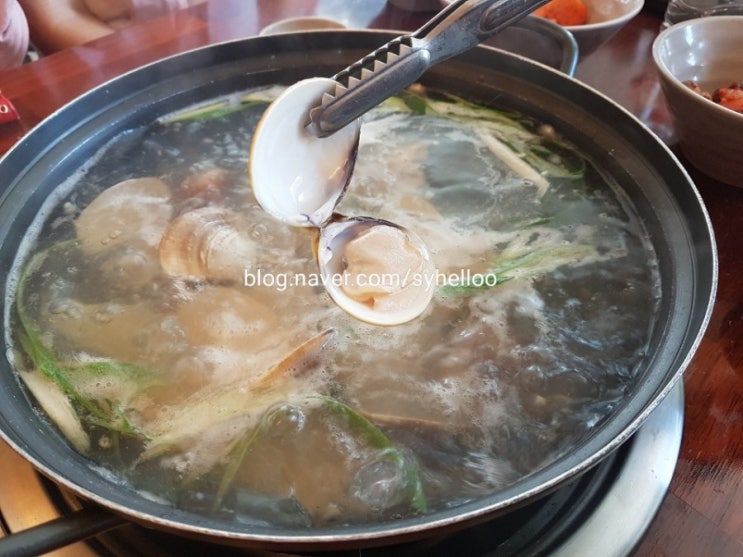 :: 인천송도맛집 백합칼국수