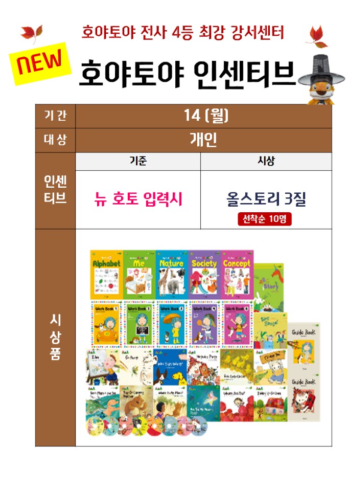  호야토야의 옛날이야기 & 도요새 영어 프리패스 특별 깜짝 이벤트!!! : 도요새 잉글리쉬