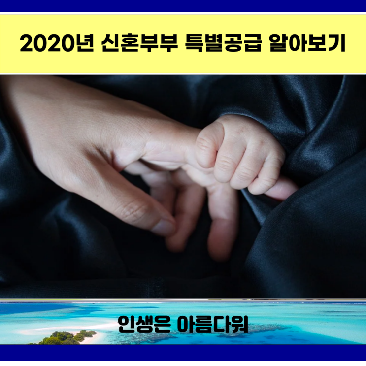  2020년 신혼부부 특별공급 알아보기