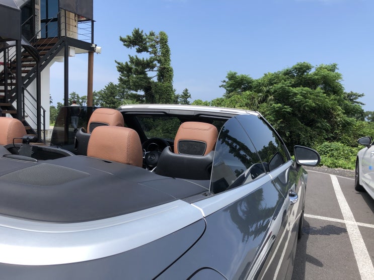  제주 렌트카 이번엔 오픈카다! 벤츠 대여 / 일반자차 포함이라 더 좋았다!