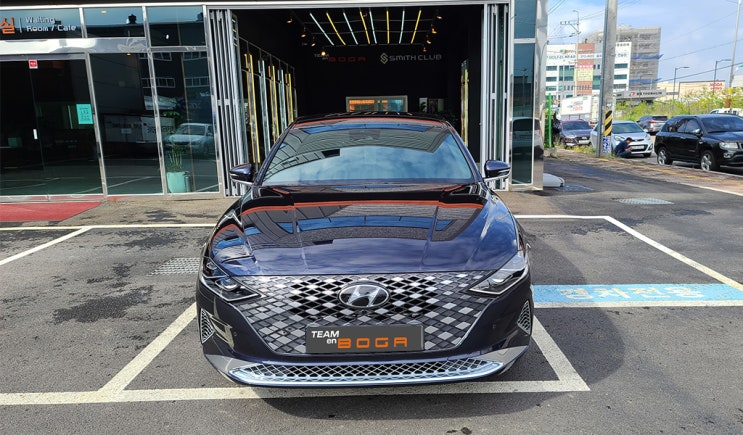  더뉴그랜져 신차검수, 신차패키지 브이쿨K 썬팅, LX3000,PPF