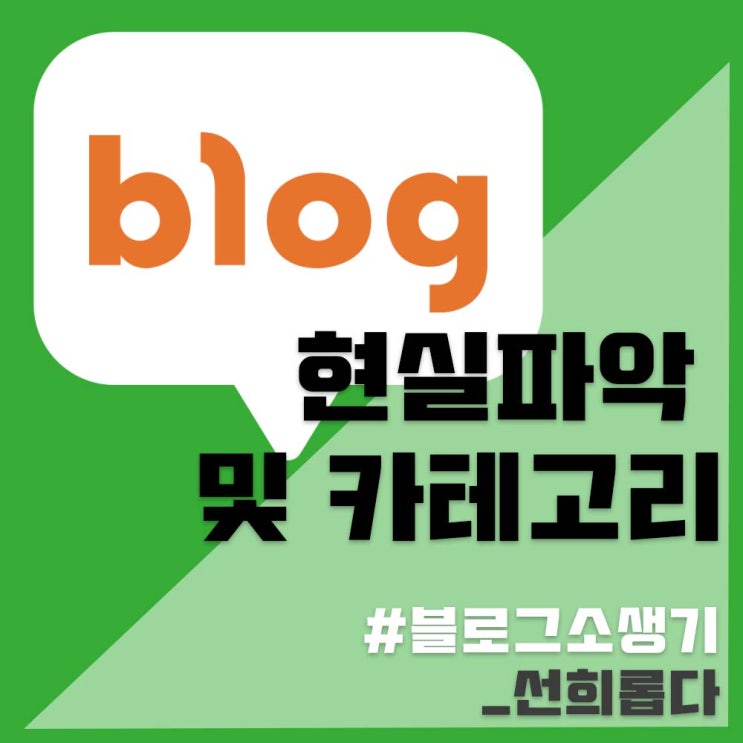  [네이버] 블로그 소생기_현실파악 및 카테고리