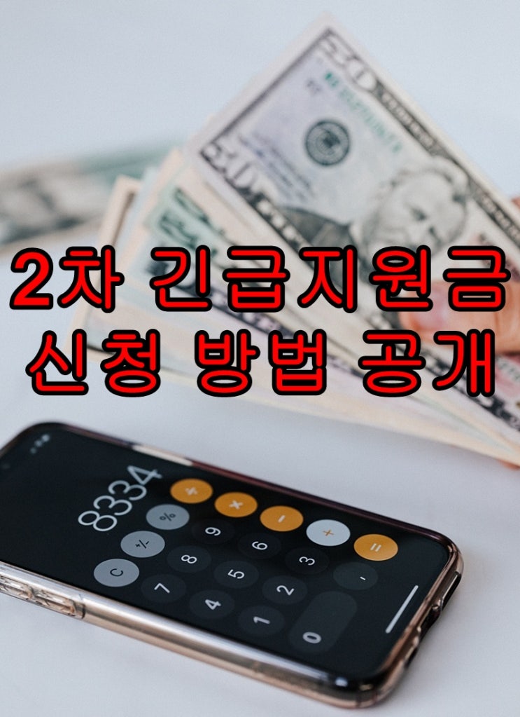  2차 긴급 재난지원금 신청방법