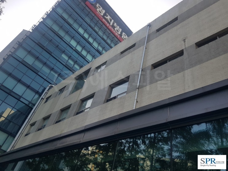  태풍 피해 판넬지붕 방수공사
