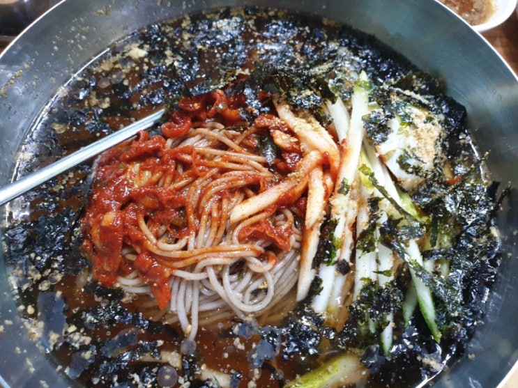 속초 막국수 맛집/속초 설악파인리조트 맛집. 범바위막국수