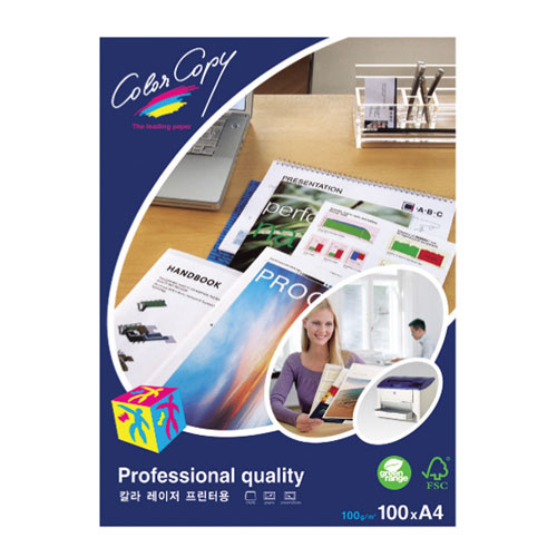  MDJ4554 몬디 컬러레이져용지 A4 100매/250g 오피스용품/사무용품/사무실용품/사무비품