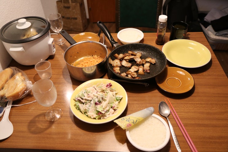 [ 유럽 신혼여행 ] 27. 스위스 엘리스할머니네에서 맛있는 저녁식사.