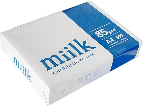 한국제지 밀크 복사용지, A4, 500매