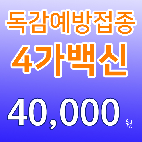 2020년 선릉역 독감예방접종 4가 가격이 4만원