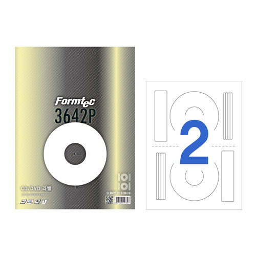  MDJ8765 폼텍 시디라벨CL-3642P/100매 컬러레이저 전용 오피스용품/사무용품/사무실용품/사무비품