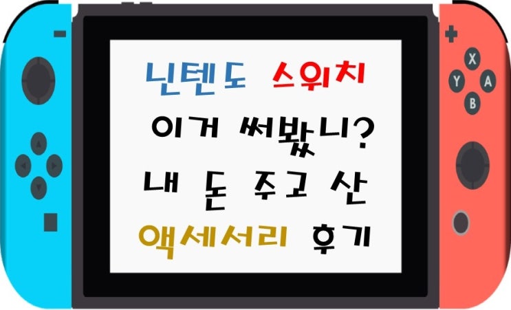  닌텐도 스위치 스컬앤코 그립케이스와 각종 악세사리 후기