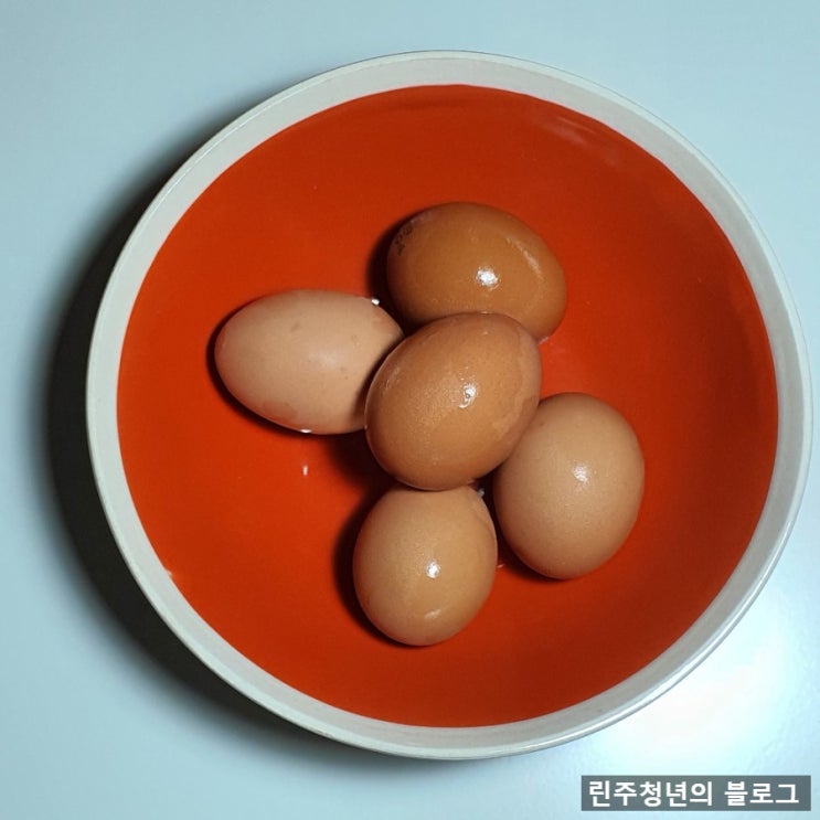  삶은계란 반숙 만들기