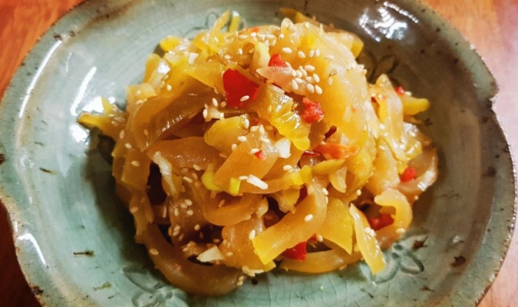  밥도둑 울외장아찌 무침-자연 숙성 발효식품