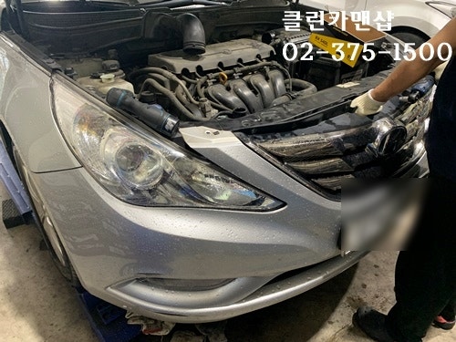 냉각수 부동액 누수 보충, 자동차 본네트에서 연기가 나요 해결 - 라디에이터 라지에이터 교체 - A2