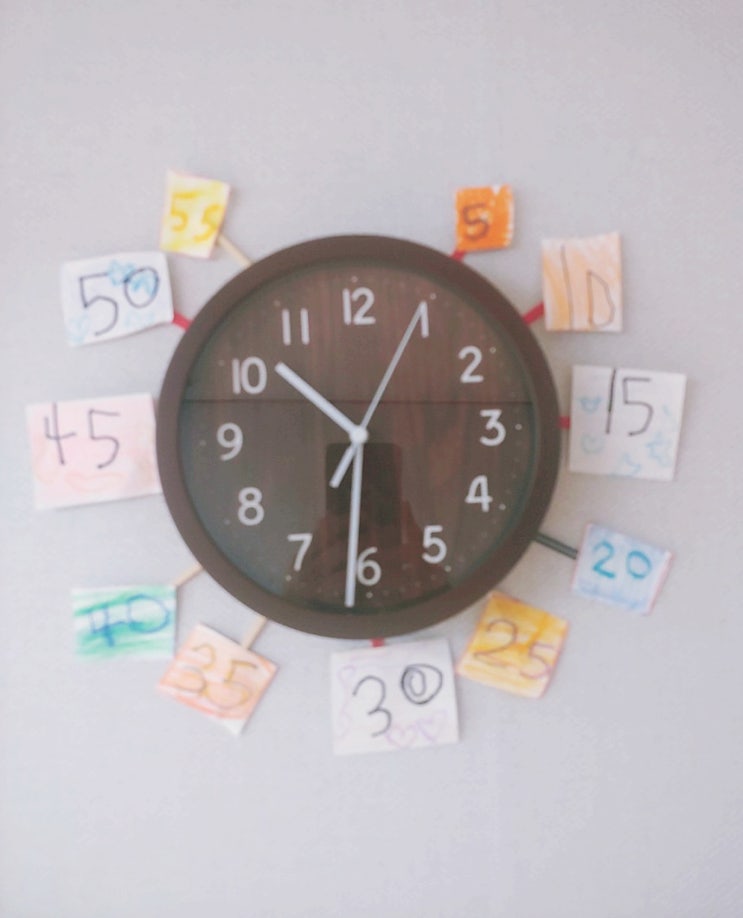 [학습]일반 시계를 시계공부용 시계로! (부제 : 지금 몇 시지? )