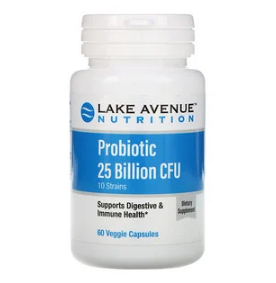 [Lake Avenue Nutrition] 프로바이오틱스(유산균) - 변비, 설사, 과민성대장증후군, 대장 건강, 부글거림, 복부팽창, 가스