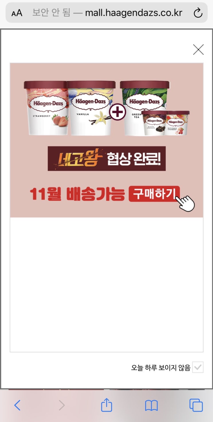  [할인행사] 네고왕이 해냈다! 하겐다즈 2+3 행사(편의점은 2+1)