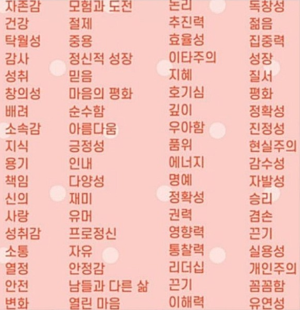  가치 찾기 릴레이 (from. 윤쿠차쿠님)