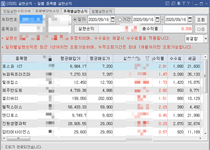 9/16  주식매매일지 - 주가급등 이유 없음?ㅋㅋㅋ