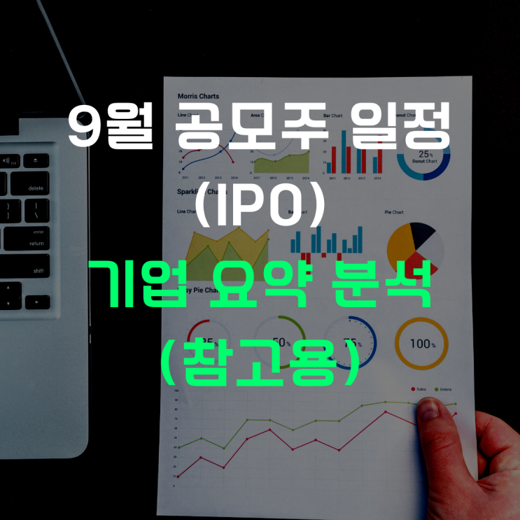  2020년 9월 공모주 일정 및 기업 정리