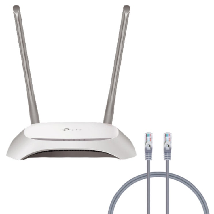  티피링크 공유기 TL-WR840N + 랜선 CAT5.E 30M, TL-WR840N, CAT5.E 30M(G)