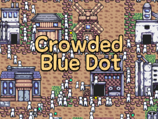 콜로니 빌더 인디 게임 크라우디드 블루 닷 Crowded Blue Dot 맛보기