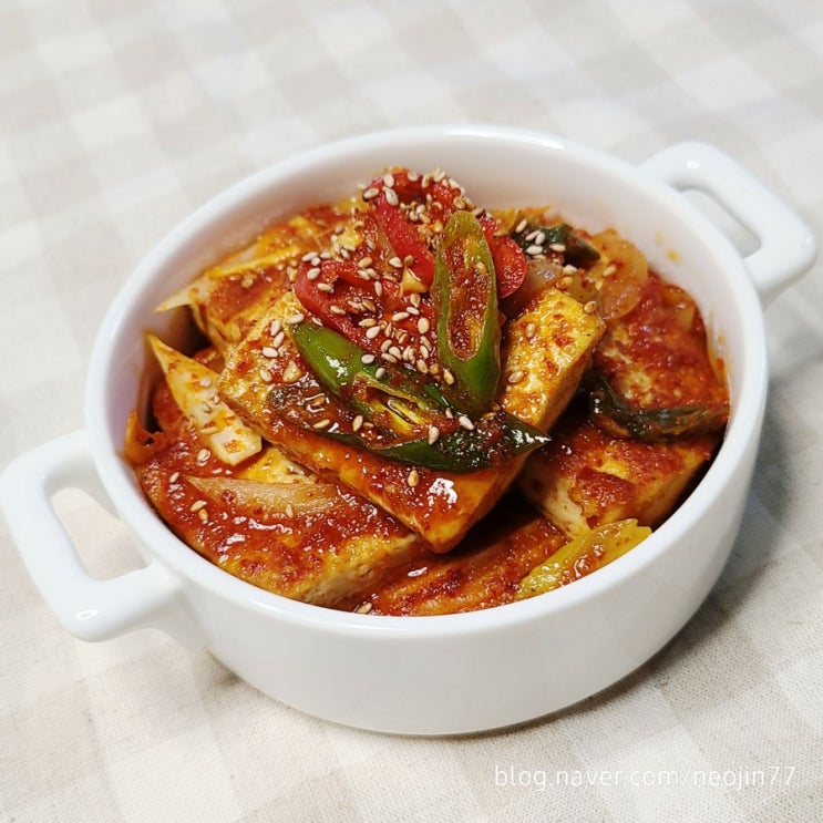 Jinny's집밥레시피 칼칼한 두부조림 만드는 법 맛있는 가을밥상 밑반찬 인정 Jinny's집밥레시피 칼칼한 두부조림 만드는 법 맛있는 가을밥상 밑반찬 인정