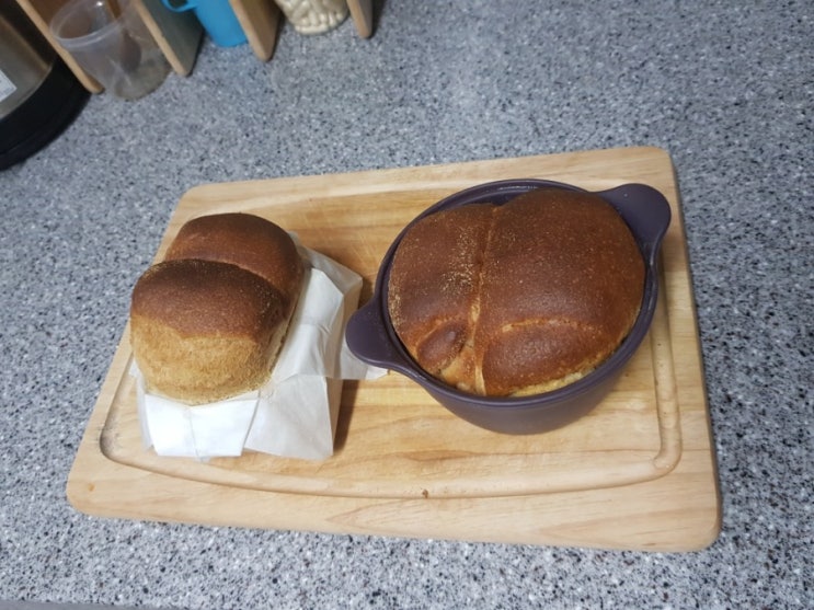 기본식빵 / 계란찜기를 이용한 통밀쌀식빵