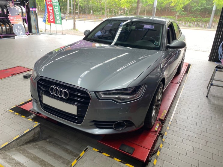  아우디 A6 드라이빙 퍼포먼스 미쉐린 PS4 파일럿 스포츠4 장착 255/40R19