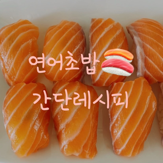  요리 | 생연어로 연어초밥만들기 간단레시피