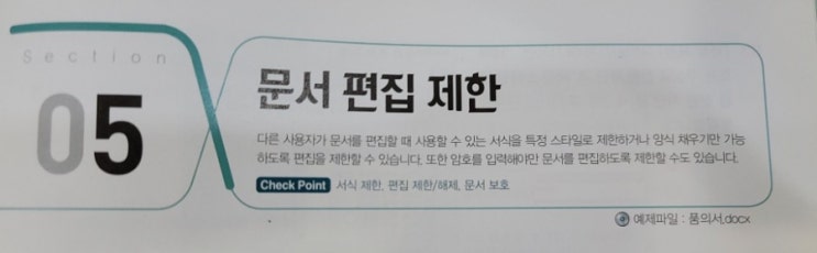  멘토 모스 워드 - 문서 편집 제한
