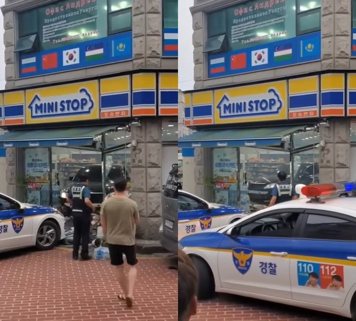  편의점 차량 돌진 제네시스 자동차 사고, 특수상해 등 현행범체포 및 구속영장 청구!