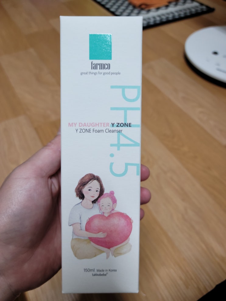  한방수피아 나니조아 팜코 딸아이세정제 150ml