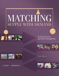 matching supply with demand 3/e 솔루션