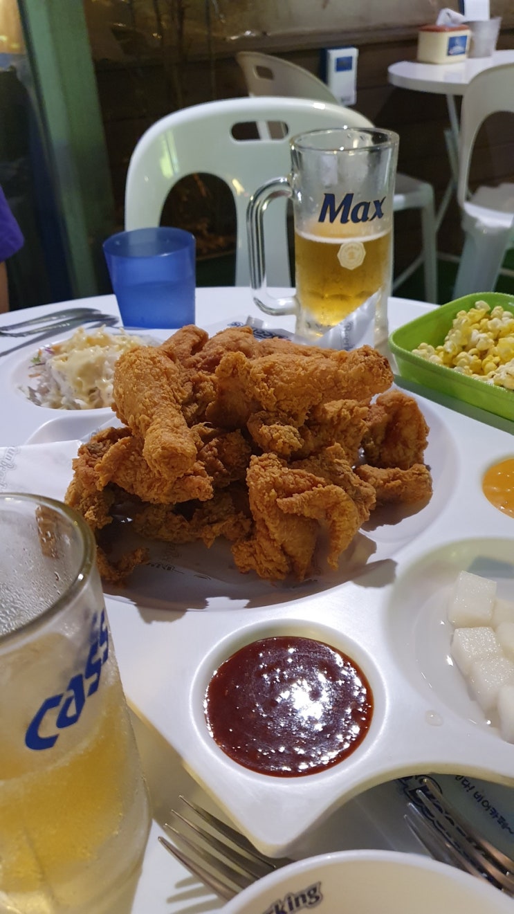  군포맛집] 당동치킨 땡길 땐 바삭한 후라이드치킨맛집, "펀비어킹"
