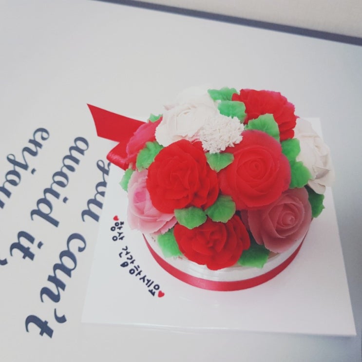  울산 동구 앙금플라워케익 떡케이크 도도 케이크
