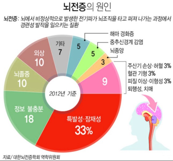 뇌전증 전조증상 및 간질 증상, 치료 방법