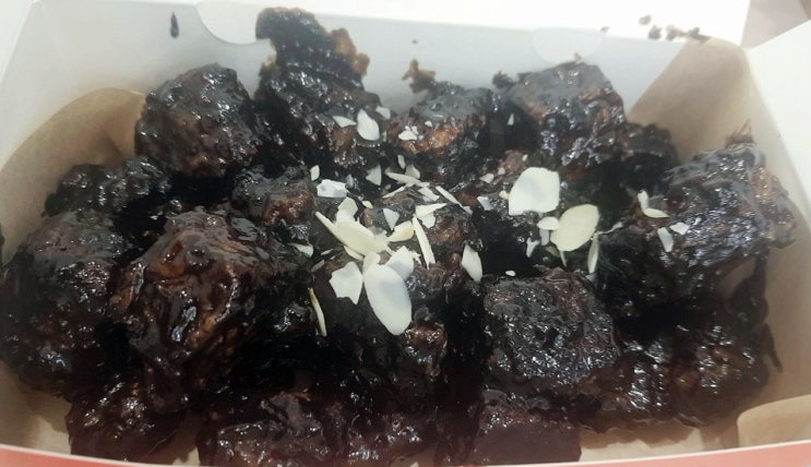 [블랙닭강정] 백종원 3대천왕 닭강정 맛집, 전북 익산 예스 닭강정