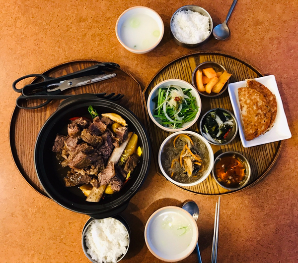  [부산 남포동 맛집] 롯데백화점 광복점 왕갈비찜 맛집 오색면전(feat.신메뉴 보쌈비빔국수반상)