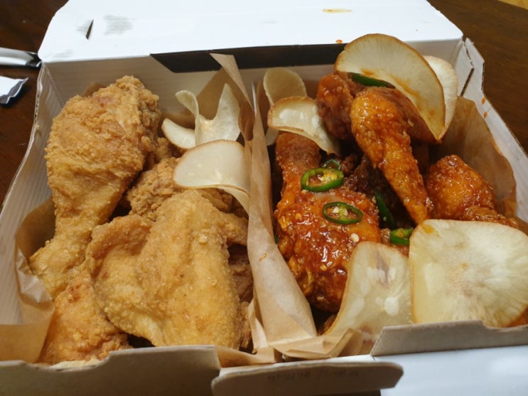  감칠맛 나는 매운맛 치킨 김천혁신도시 율곡동 바른치킨