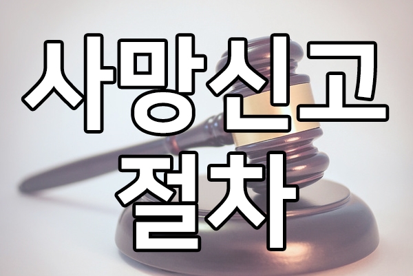  사망신고 절차, 사망자 재산조회 살펴보기