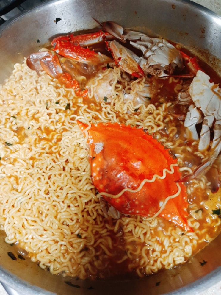 코스트코 꽃게[송도점]꽃게찜  꽃게라면에 홍주까지  맛있는 저녁메뉴추천