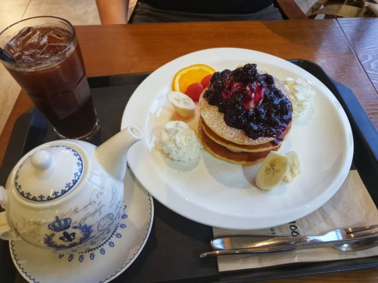 경주 카페 로드100 팬케이크 맛집