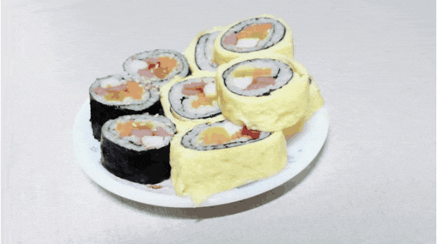  [집콕요리] 홈분식 이쁘고 맛있는 계란말이김밥 & 꼬마김밥 만들기