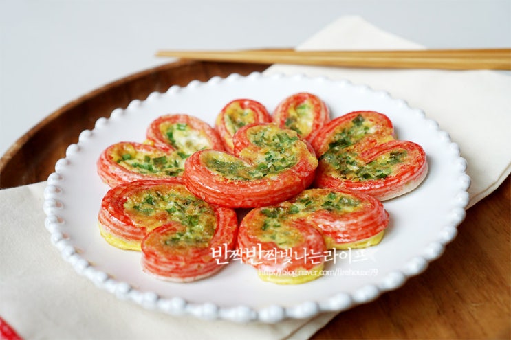  맛살요리 하트맛살전 만들기