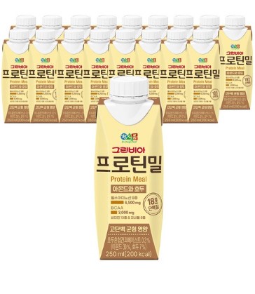  그린비아 프로틴밀 아몬드와 호두^^