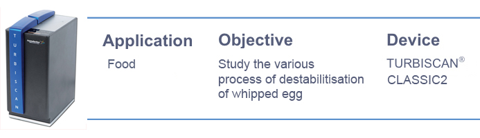  분산안정성 유화안정성 Stability of whipped egg1